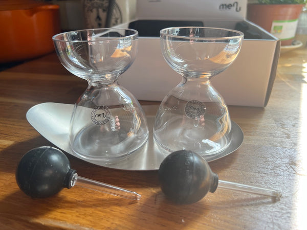 Service huile / vinaigre design Pipette Glass par Lovorika Banovic pour Menu - Danemark - 2005
