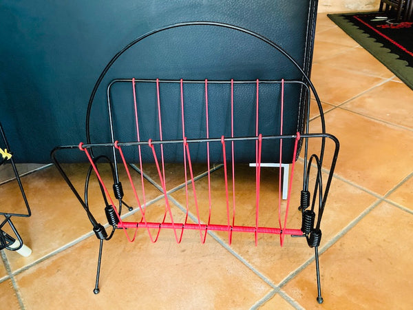 Porte- revue scoubidou vintage - Années 60