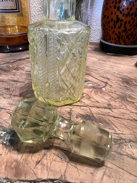 Flacon à parfum vintage en Ouraline 16cm
