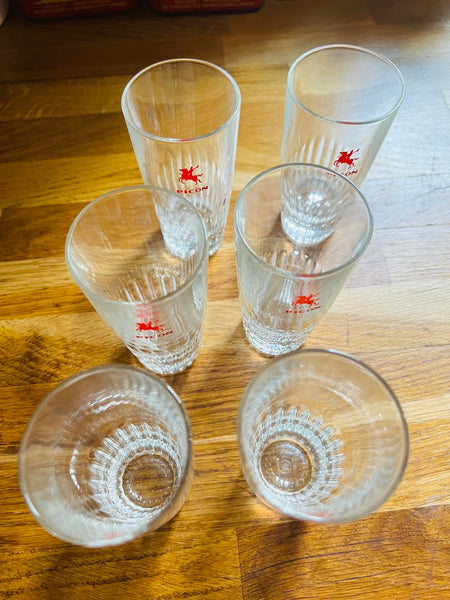 Lot de 6 verres vintages Picon - Années 60/70