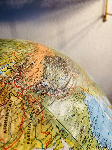Globe-terrestre / Mappemonde Scan-Globe A/S Danemark - Années 60