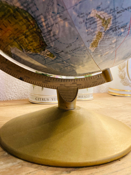 Globe-terrestre / Mappemonde Scan-Globe A/S Danemark - Années 60