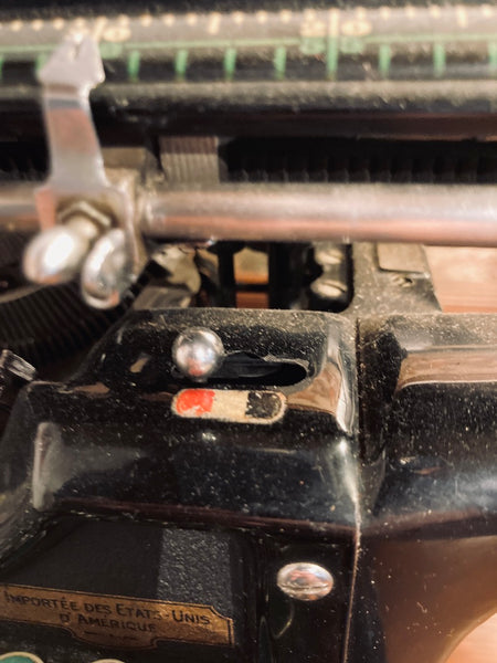 Rare machine à écrire vintage Underwood 14 USA en version Azerty - 1921
