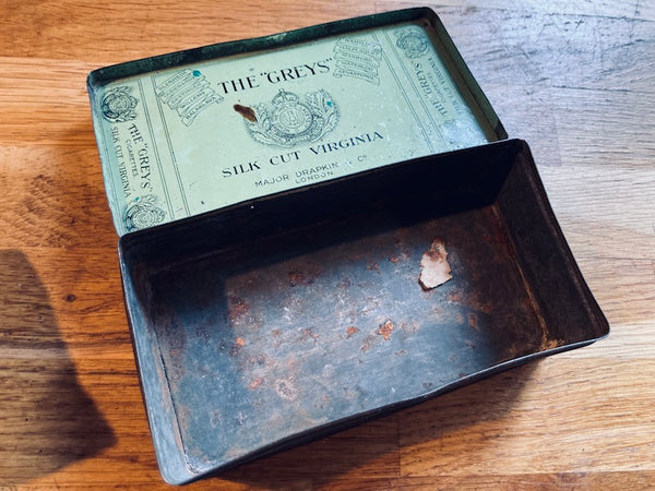 Boite métallique vintage The Greys Tobacco - Années 40