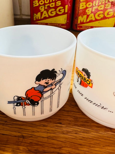 Lot de 3 tasses vintages Haribo - Arcopal France