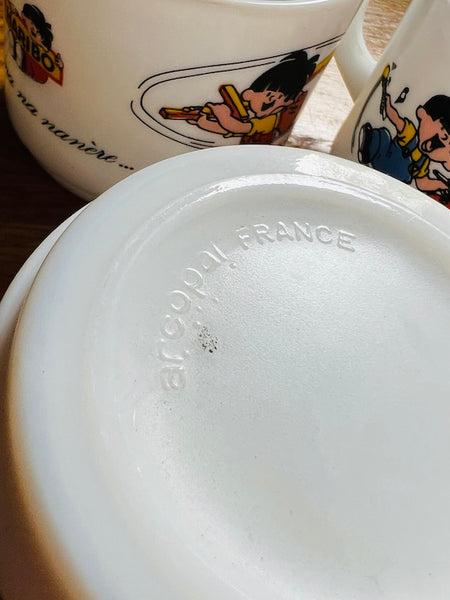 Lot de 3 tasses vintages Haribo - Arcopal France