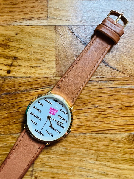 Montre vintage Hara-Kiri quartz - 1985