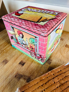 Boite métallique vintage Cracotte