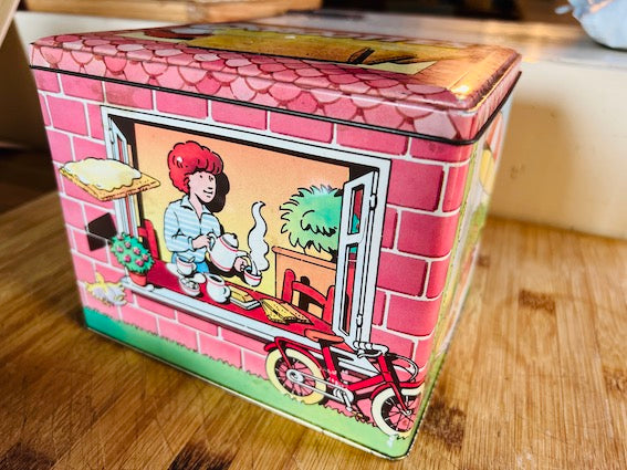 Boite métallique vintage Cracotte