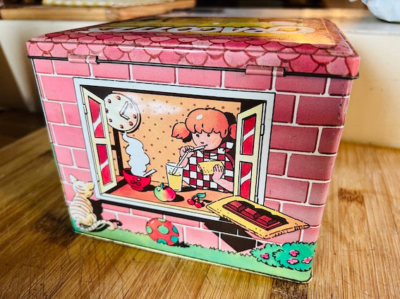Boite métallique vintage Cracotte