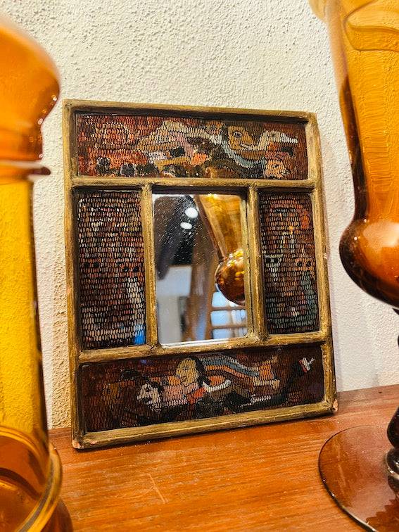 Petit cadre miroir vintage