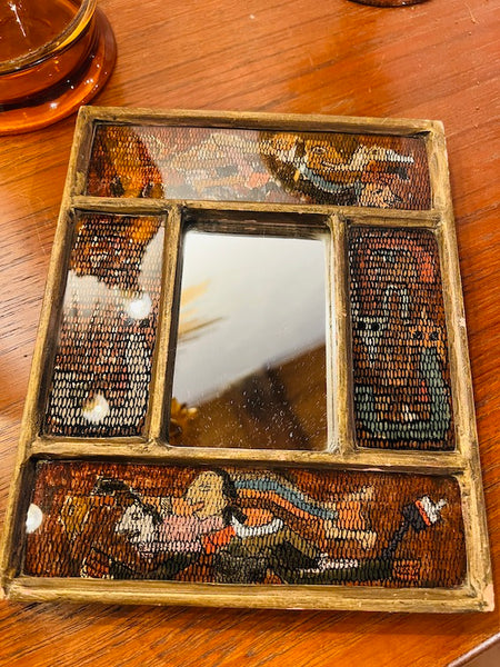 Petit cadre miroir vintage