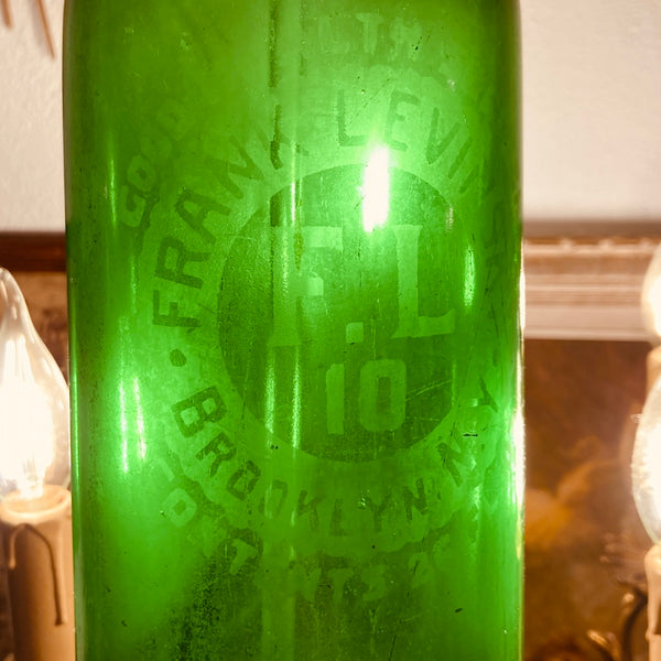 Siphon d'eau de Seltz vintage Frank LEVINSKY Brooklyn NY - 1920/1930