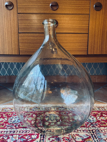 Dame jeanne en verre de 25 litres transparente