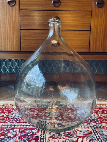 Dame jeanne en verre de 26 litres transparente