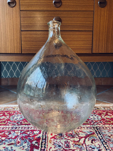 Dame jeanne en verre de 20 litres transparente
