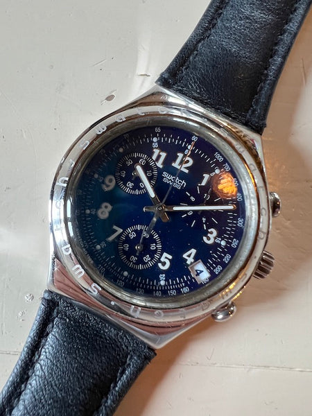 Montre Swatch Irony Chrono Blue à quartz