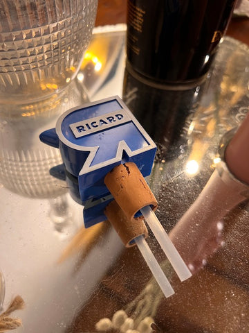 Bouchon doseur / bac verseur Ricard vintage bleu - Années 70