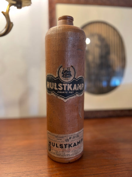 Bouteille vintage en grès Hulstkamp - Gin Genièvre - Années 40/50