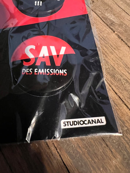 Pochette de 4 badges SAV des Emissions - Studio Canal