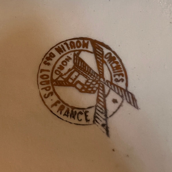 Pot de la mariée vintage en faïence Orchies Moulin des Loups