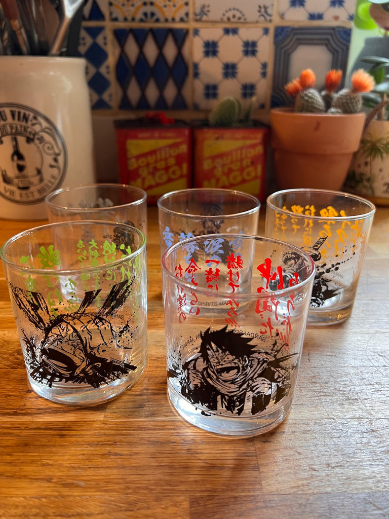 5 verres collectors One Piece Ichiban Kuji Bandai Spirits - Made in Ja – Le  Sélectionneur - Brocante en ligne