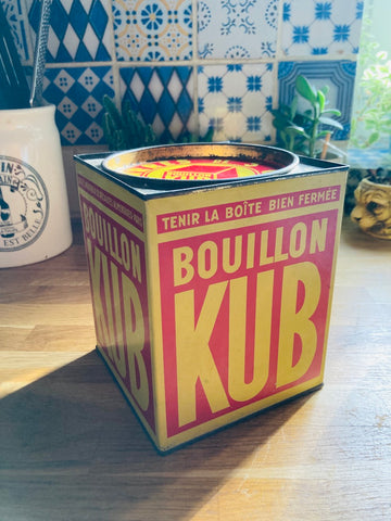 Boite Kub vintage 76 barres avec son couvercle