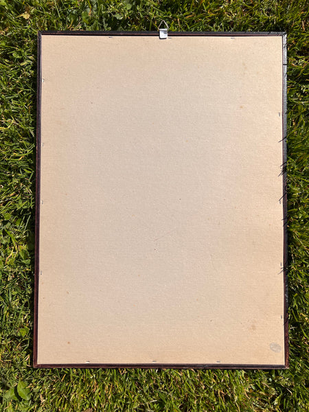 Miroir publicitaire vintage Biscottes Roger - 1970