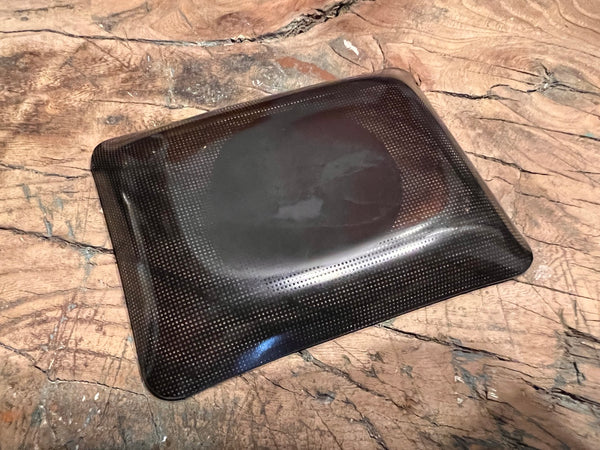 Cendrier vintage en verre Larousse