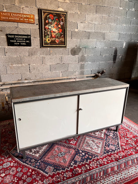 Enfilade vintage / Sideboard métallique d'administration AR Cordemeyer pour Gispen - 1960