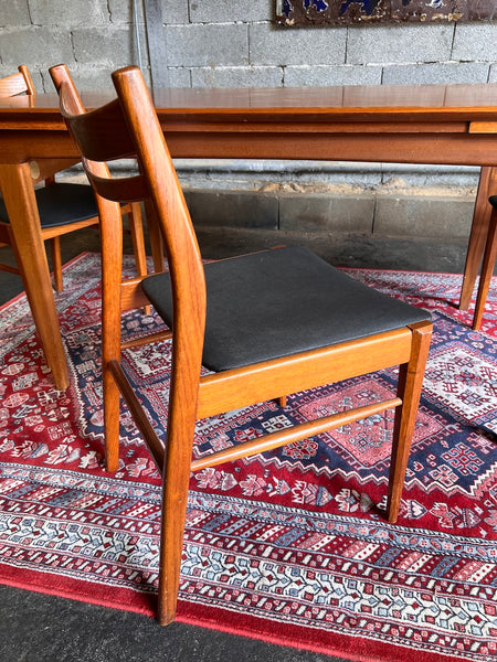 Lot de 3 chaises vintages de style scandinave - Années 60