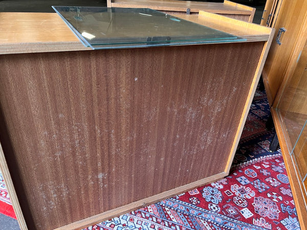 Bibliothèque vitrine vintage modulable style moderniste / Minvielle - Années 50/60
