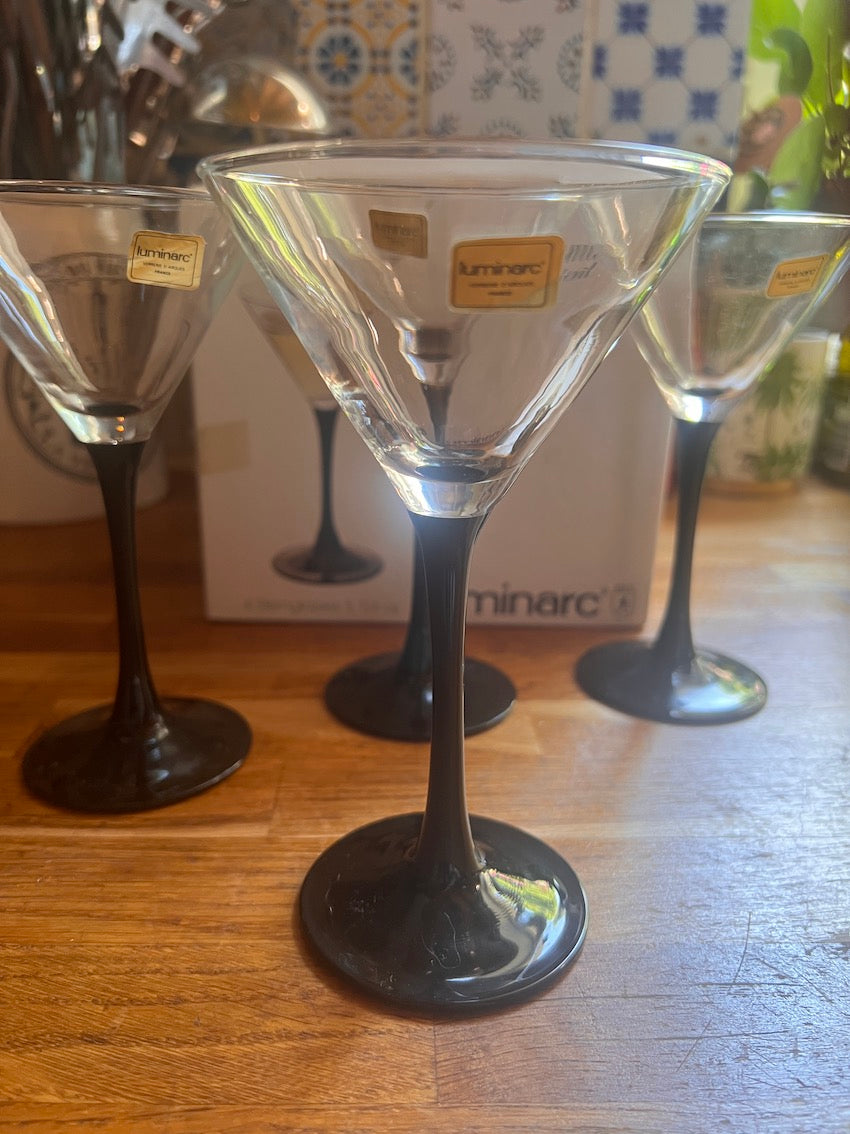 Ensemble de 4 verres vintages Domino Cocktail Luminarc - 15cl