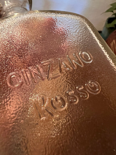 Carafe publicitaire vintage Cinzano Rosso