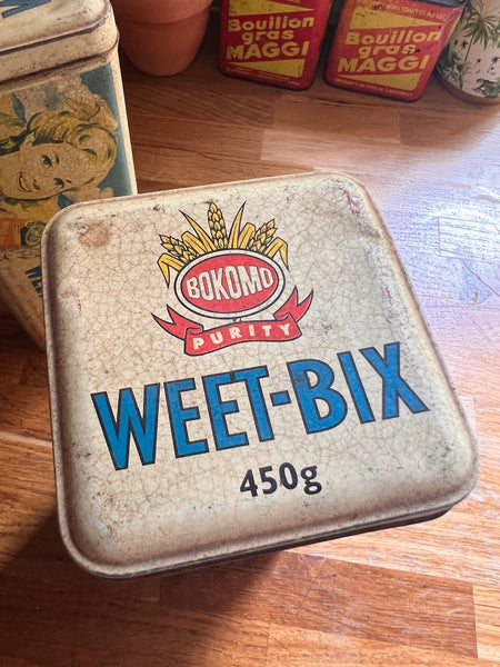 Boite métallique Weet-Bix vintage Afrique du Sud - Années 80