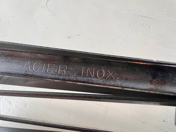 Fouet de cuisine vintage SIF - Made in France - en acier inoxydable