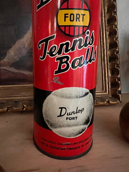 Boite de balles vintage Dunlop Fort Tennis Balls - Années 50