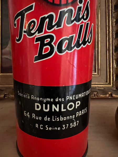 Boite de balles vintage Dunlop Fort Tennis Balls - Années 50