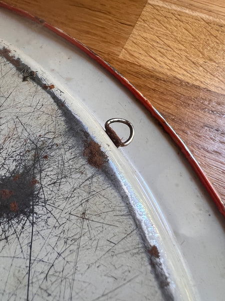 Plateau de service de bistrot vintage en métal