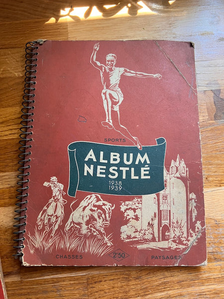Albums vintages de vignettes Nestlé 1935/36 et 1938/39