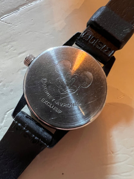 Petite montre femme vintage à quartz Disney Avronel - Années 80