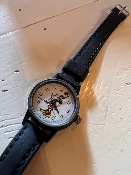 Petite montre femme vintage à quartz Disney Avronel - Années 80