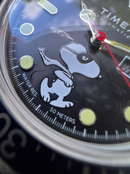 Montre neuve TIMEX automatique M79 SNOOPY X PEANUTS Ref. TW2U855007U