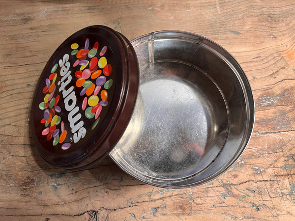 Boite métallique vintage Smarties - England - Années 80