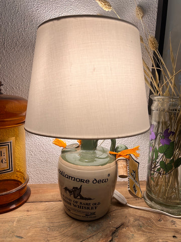 Lampe customisée bouteille Tullamore Dew Irish Whiskey