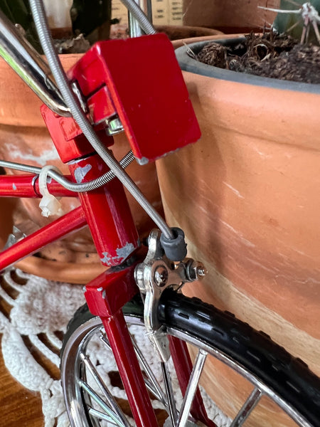 Jouet vélo BMX vintage miniature en métal