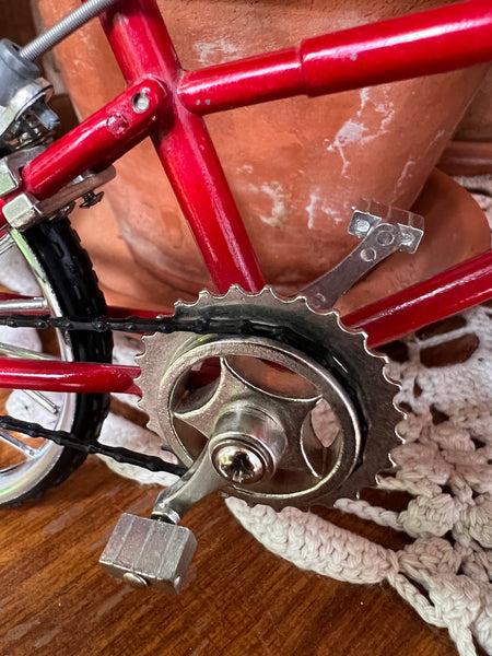 Jouet vélo BMX vintage miniature en métal