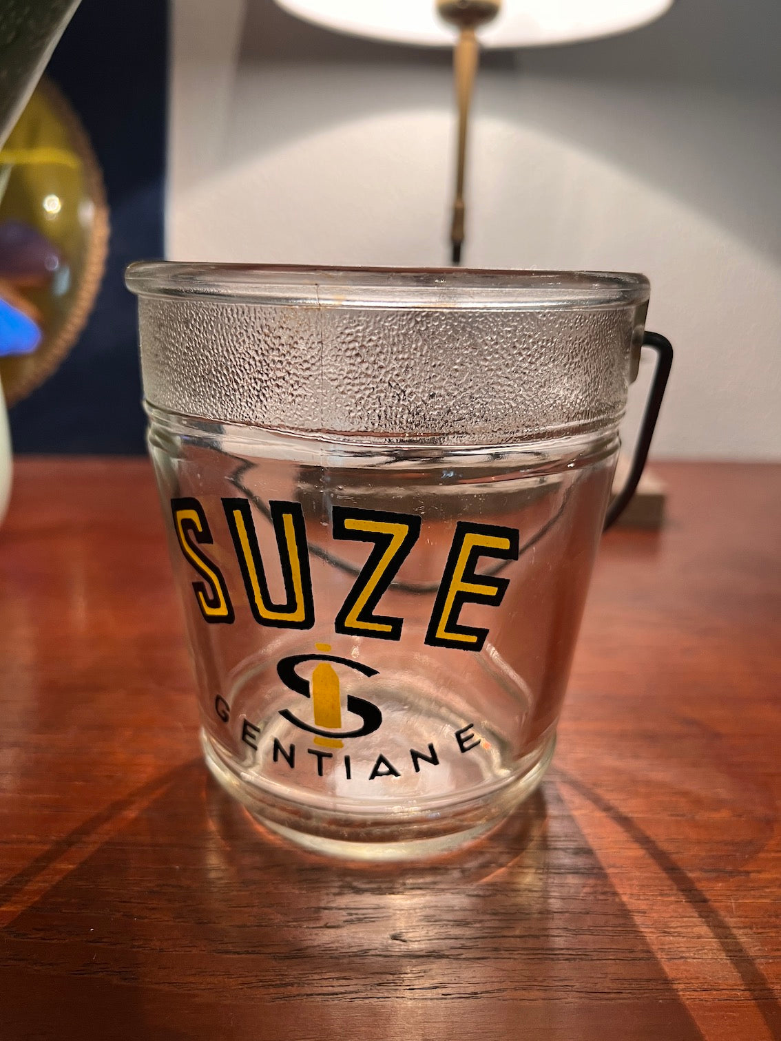 Seau à glaçons de bistrot Suze Gentiane vintage