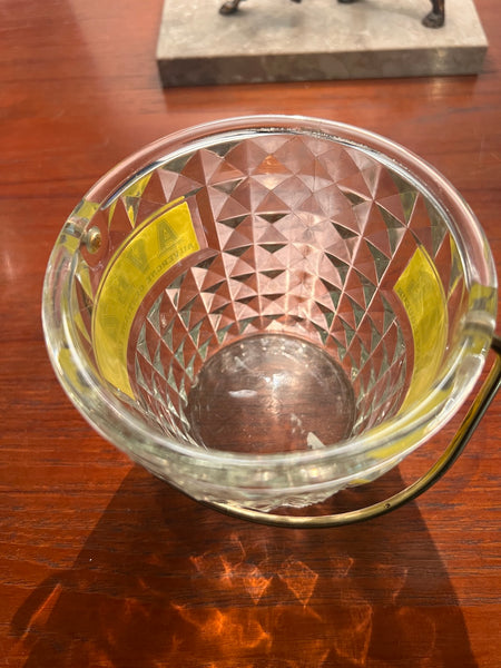 Seau à glaçons de bistrot Aveze Auvergne Gentiane Liqueur vintage
