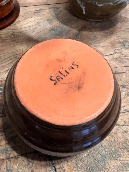 Cendrier vintage Salins en céramique
